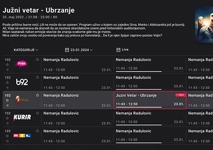 Neues Programmschema
