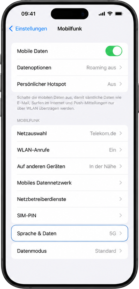 VoLTE iPhone