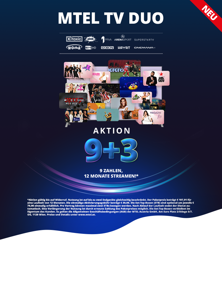 MTEL TV DUO 9+3
