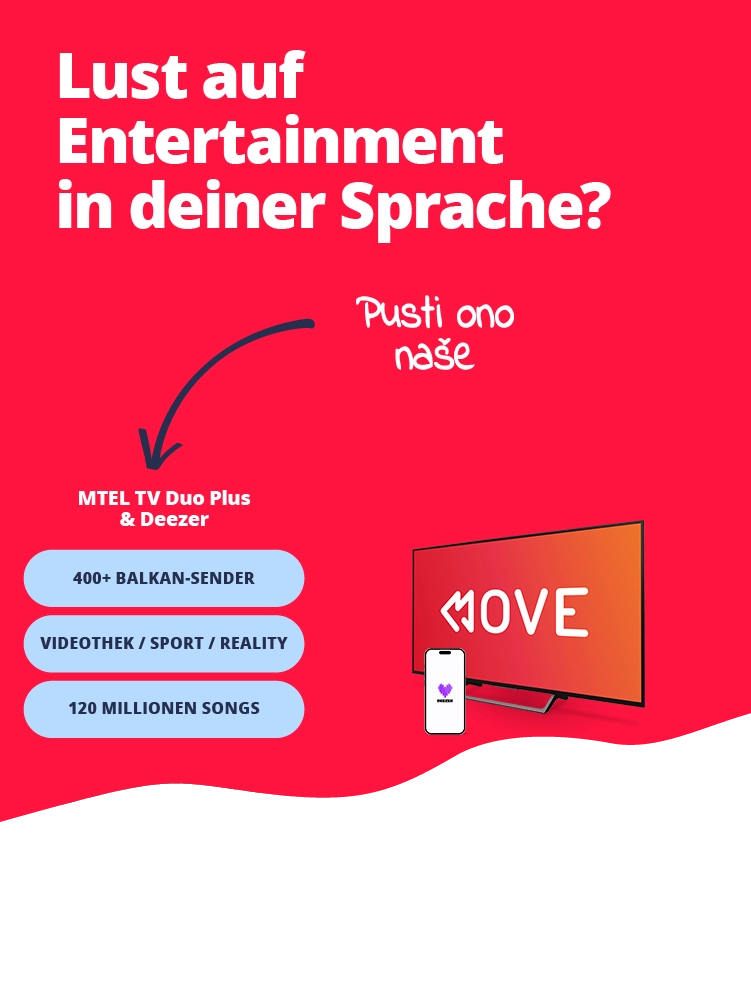 MTEL TV DUO PLUS & DEEZER