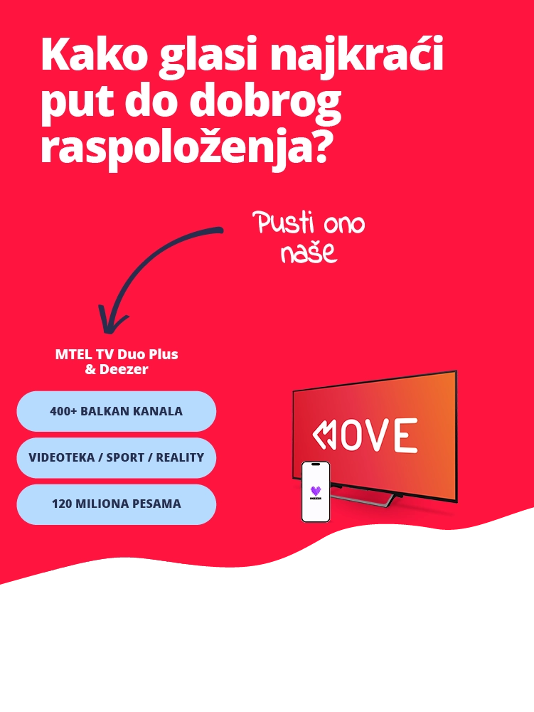 MTEL TV DUO PLUS & DEEZER