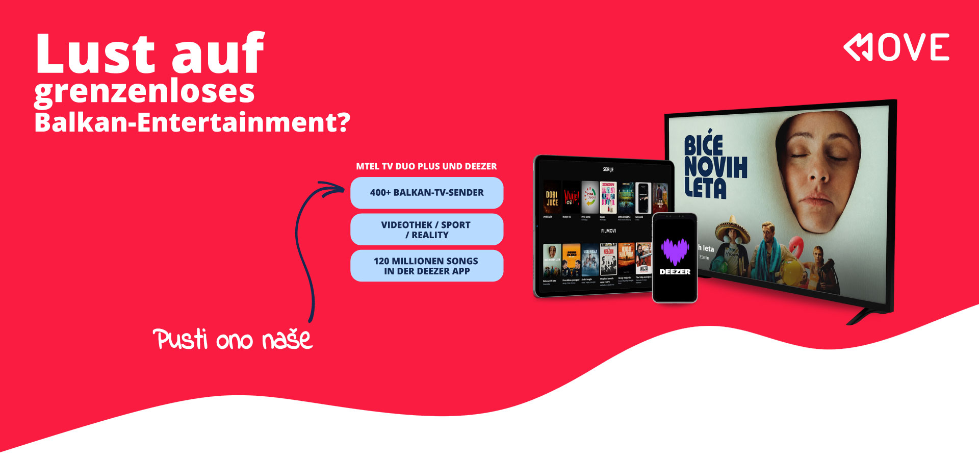 MTEL TV DUO PLUS & DEEZER