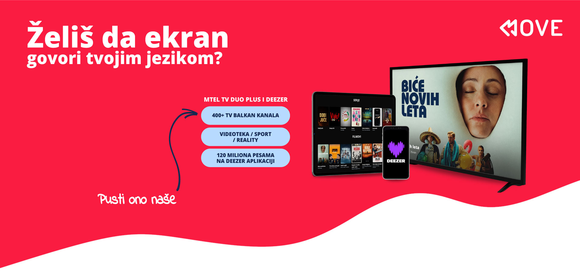 MTEL TV DUO PLUS & DEEZER